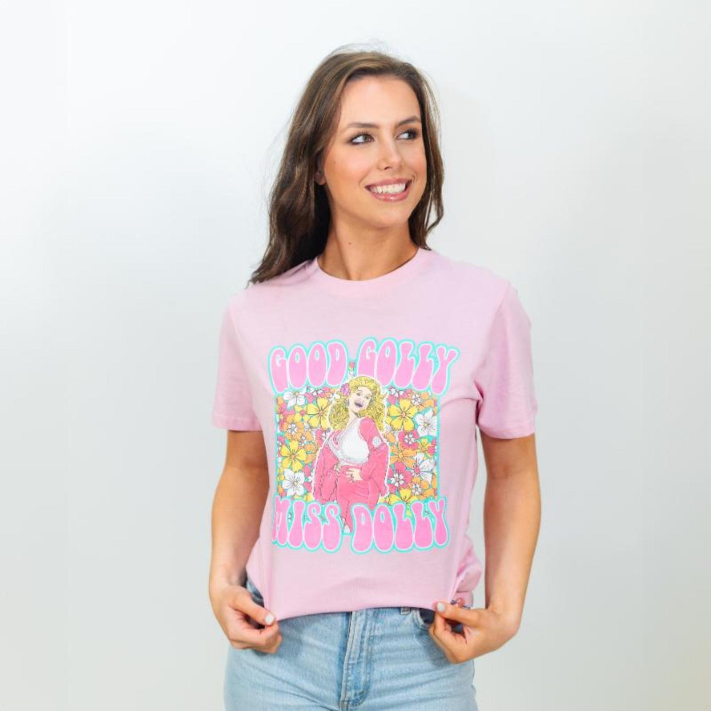 Good Golly Miss Dolly Crew Neck T-Shirt Assortment, Display Plus 1 Free T-Shirt