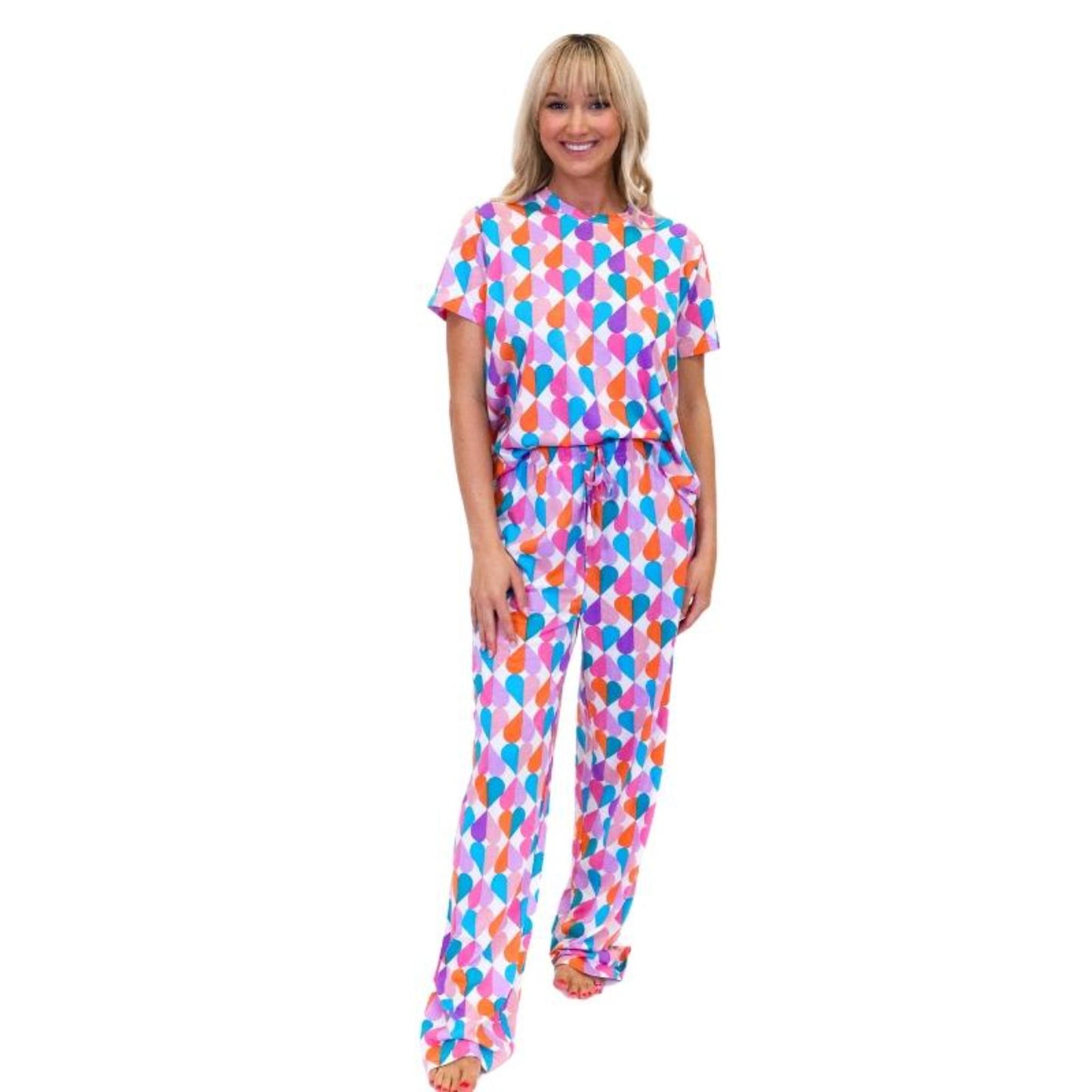 Sweet Heart Jammie Crew Neck Set Assortment, No Display Package