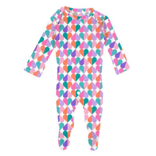 Sweet Heart Baby Jammie Onesie Assortment, No Display Package