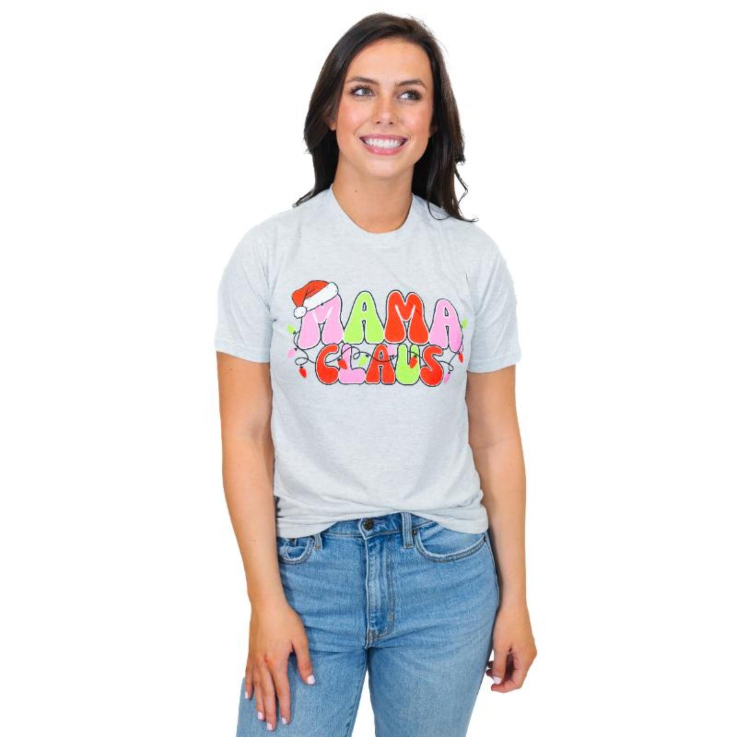 Mama Claus Crew Neck T-Shirt Assortment, Display Package