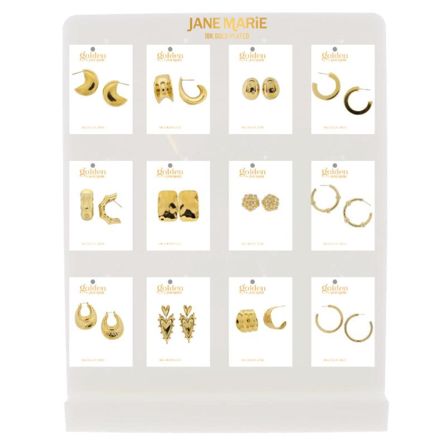 Golden Trust! Earrings, Display Package
