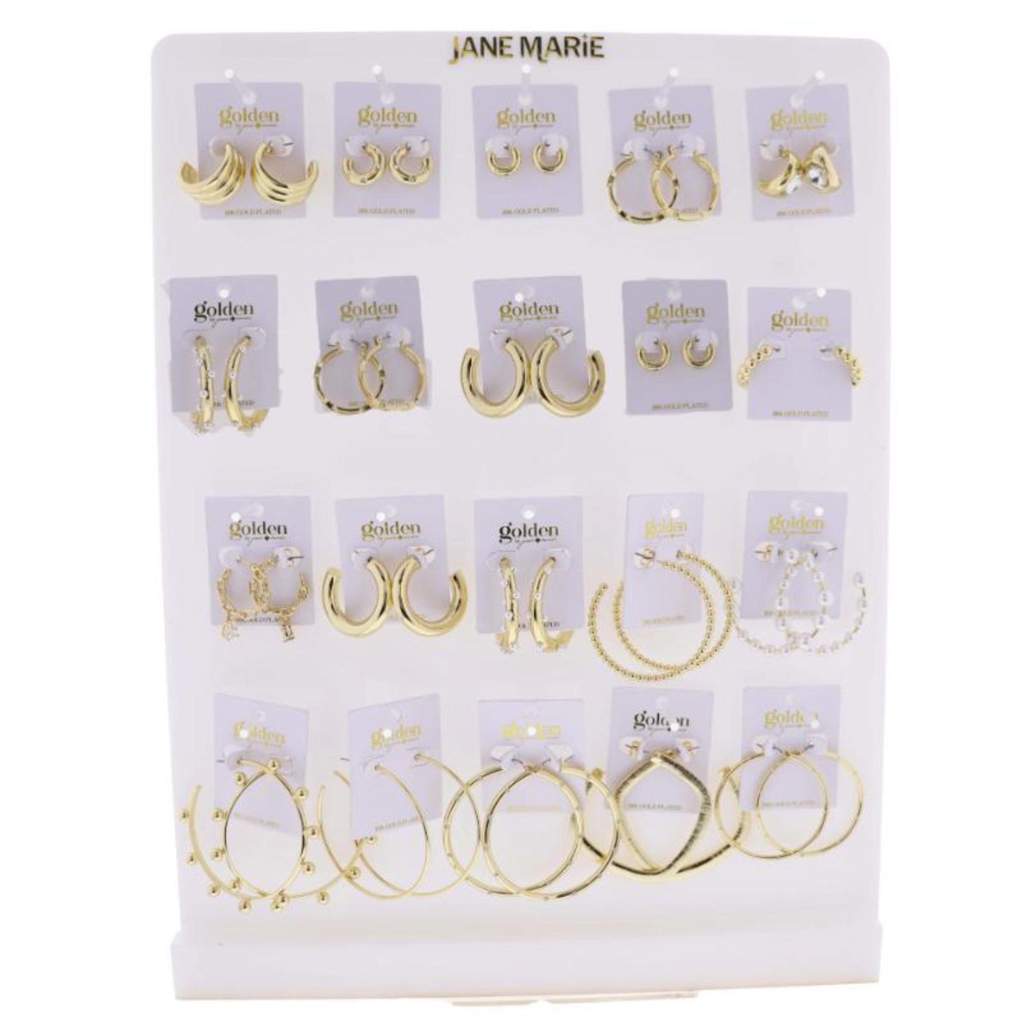 Golden Fun! Earrings, Display Package
