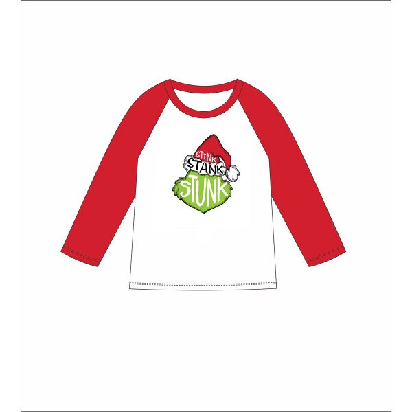 tsunamien Forbindelse Modstand Kids Stink Stank Stunk 3/4 Sleeve T-Shirt| Jane Marie