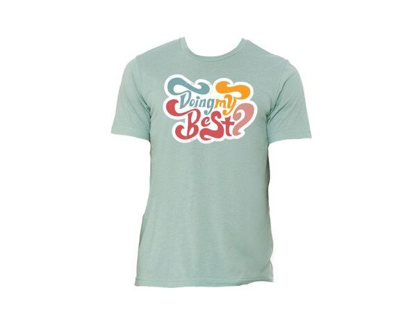 basic scoop neck tee
