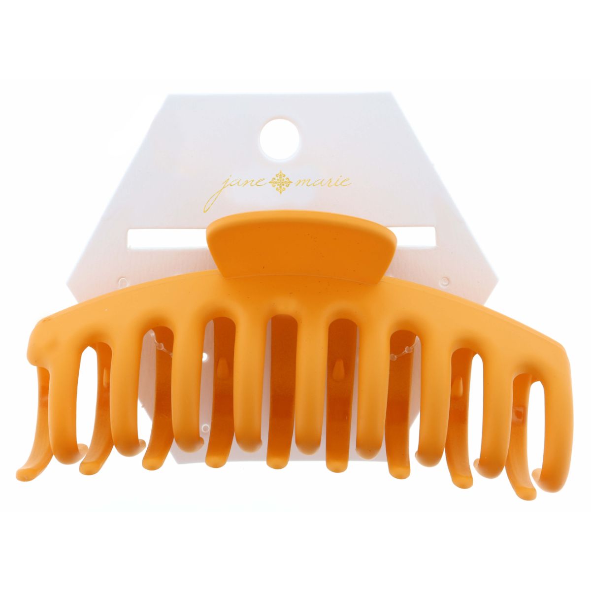 Large Orange Claw Hair Clip| Jane Marie