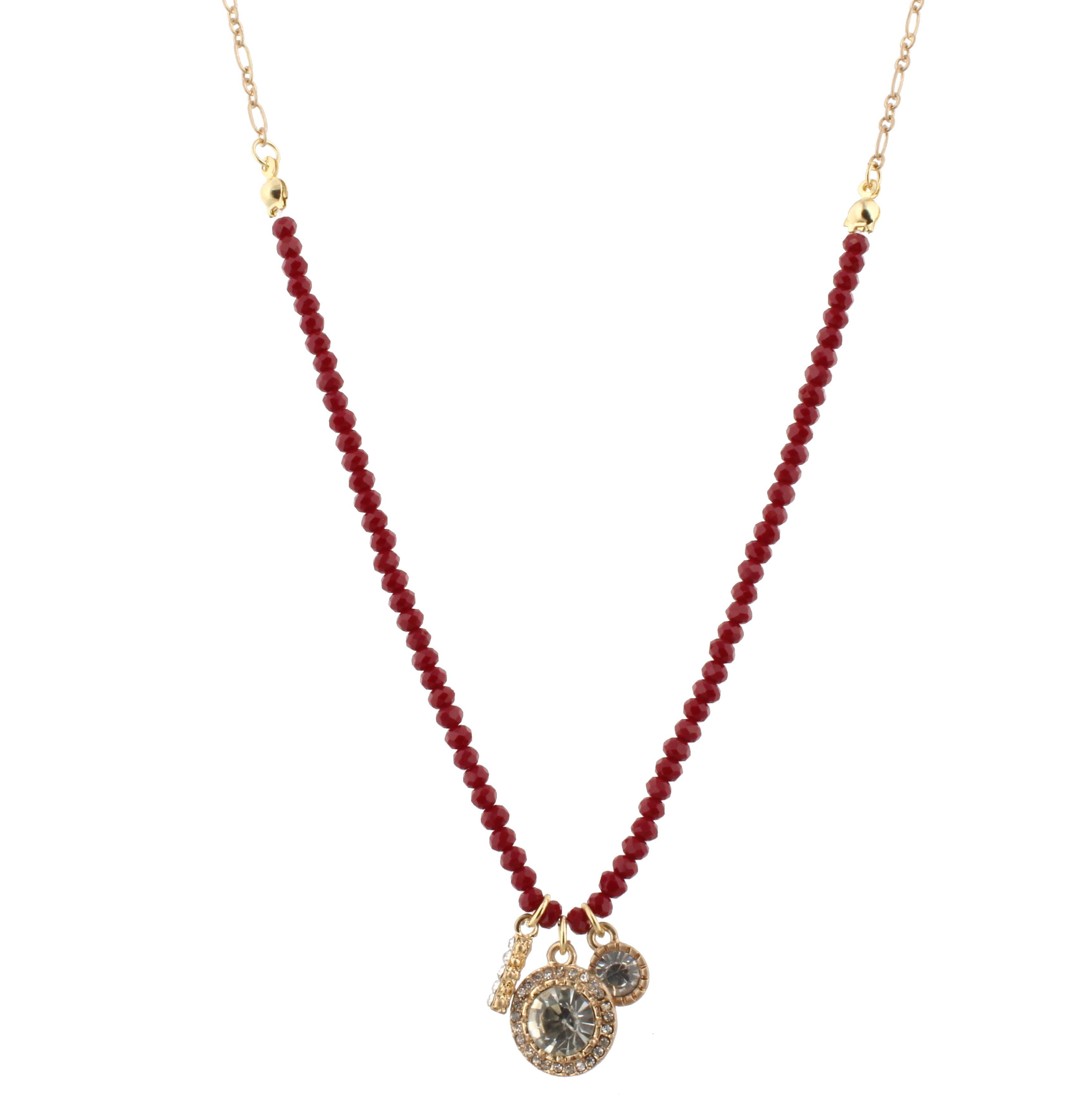 Red sales wine necklace