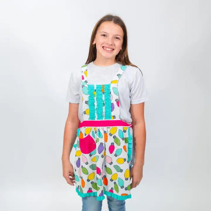 Kids Holiday Lights Apron