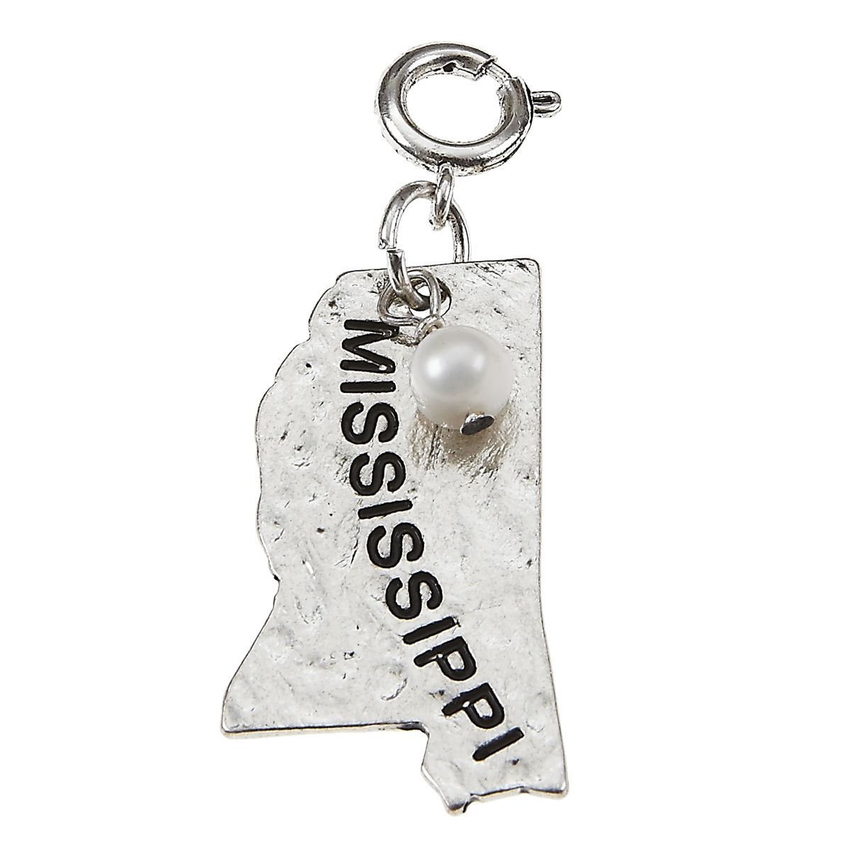 Silver Hammered Mississippi State Charm