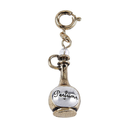 Light Antique Gold and Light Antique Silver Perfume Bottle
