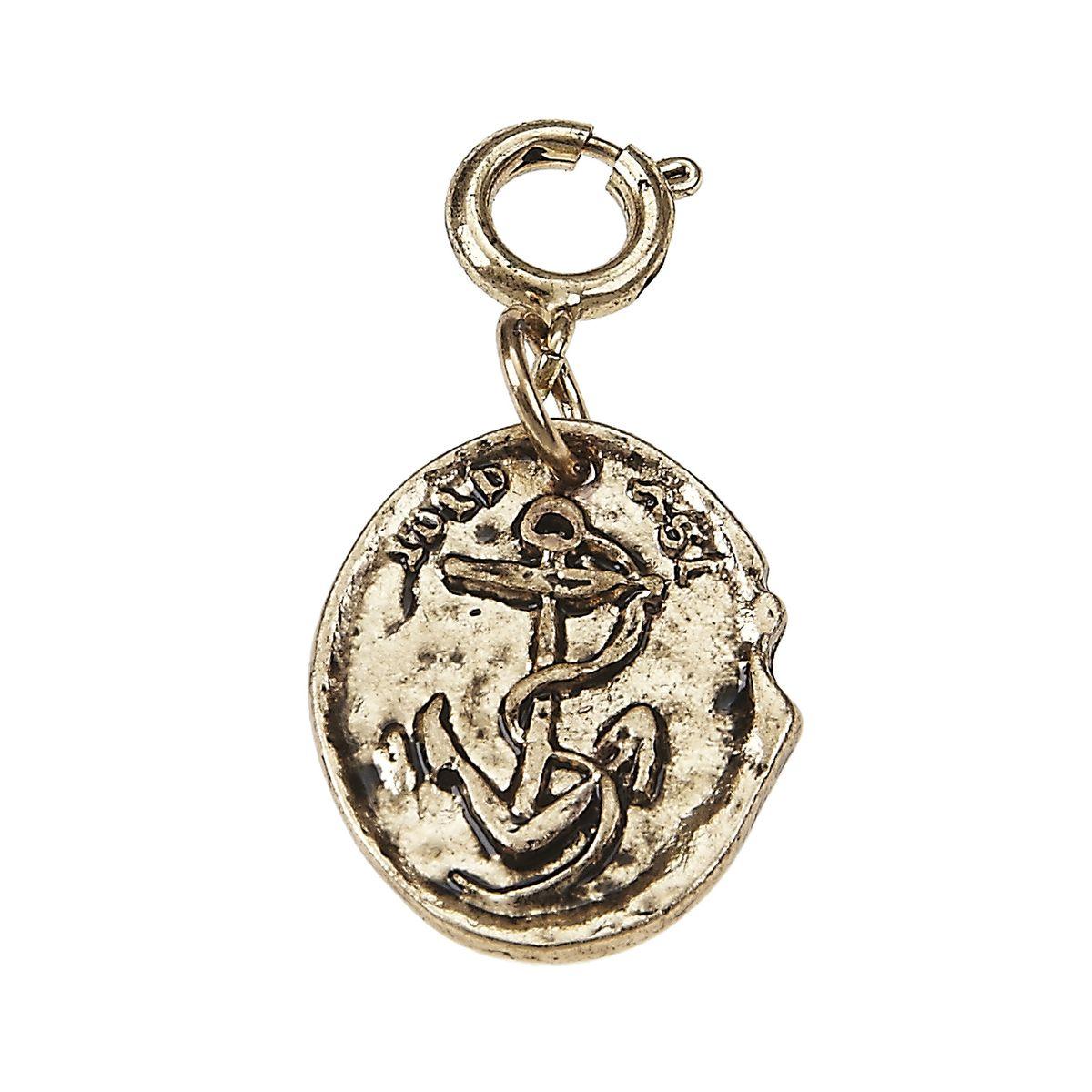 Light Antique Gold Anchor Wax Casting Charm