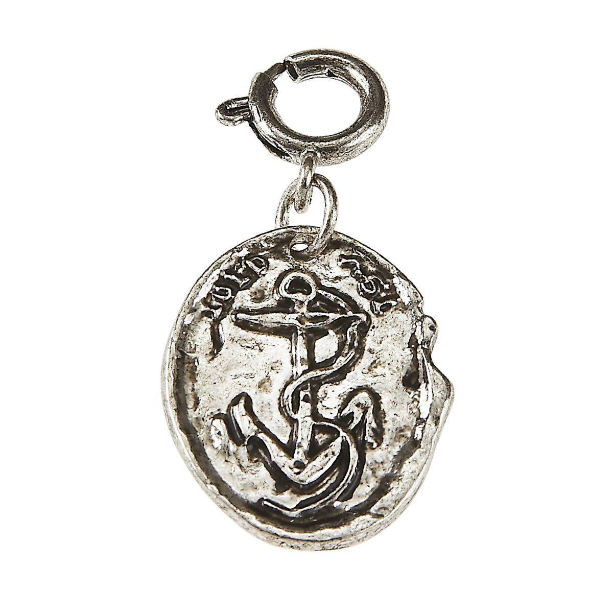 Light Antique Silver Anchor Wax Casting Charm