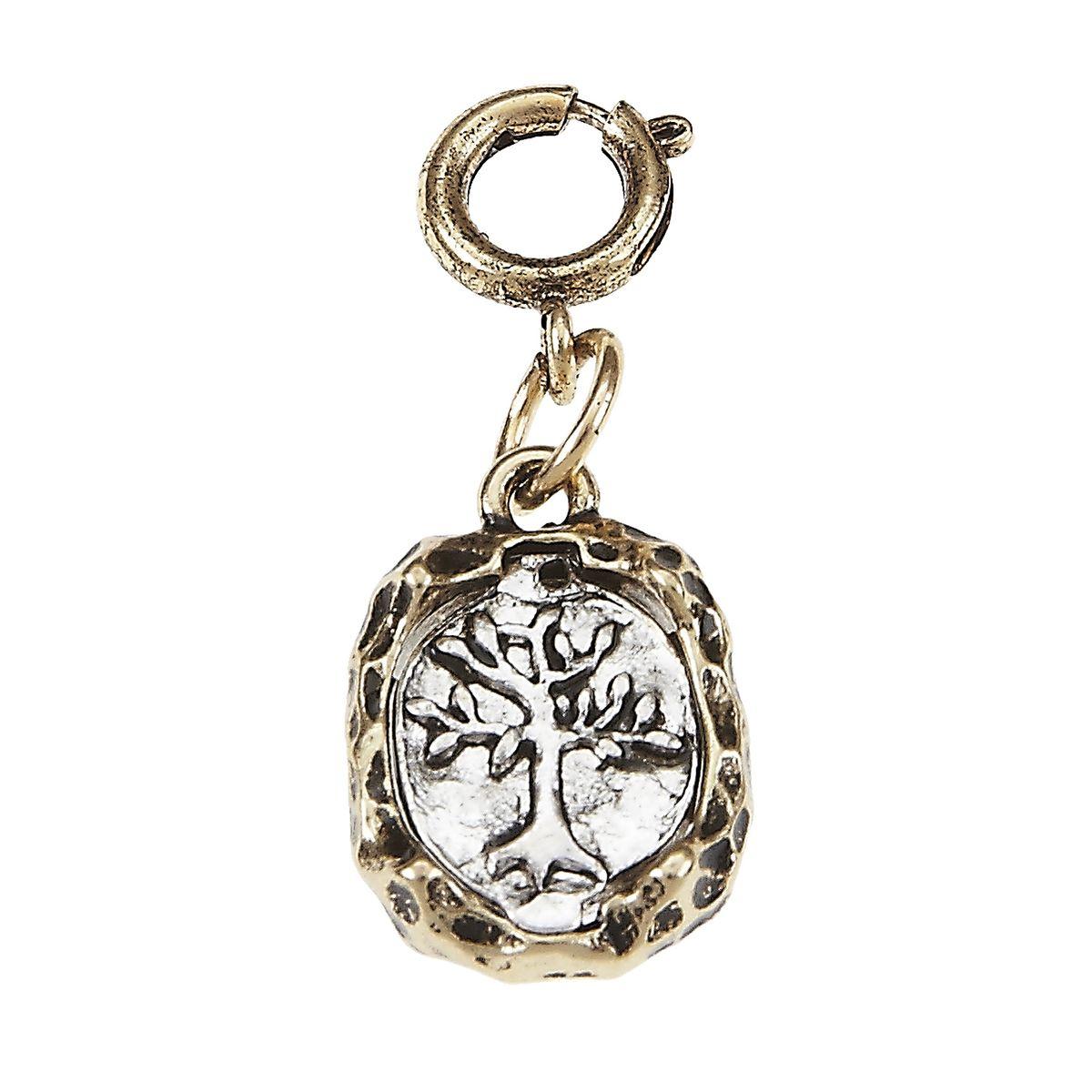 Tree Of Life Antique Gold/Silver Charm