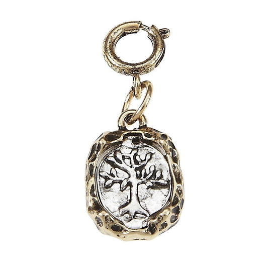 Tree Of Life Antique Gold/Silver Charm