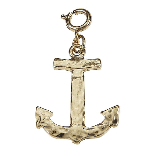 Antique Gold Anchor Charm