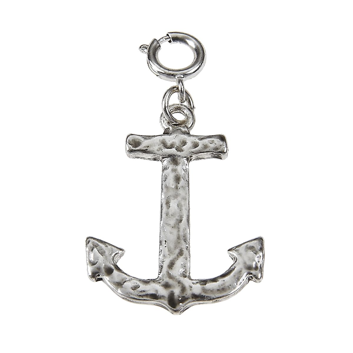 Antique Silver Anchor Charm