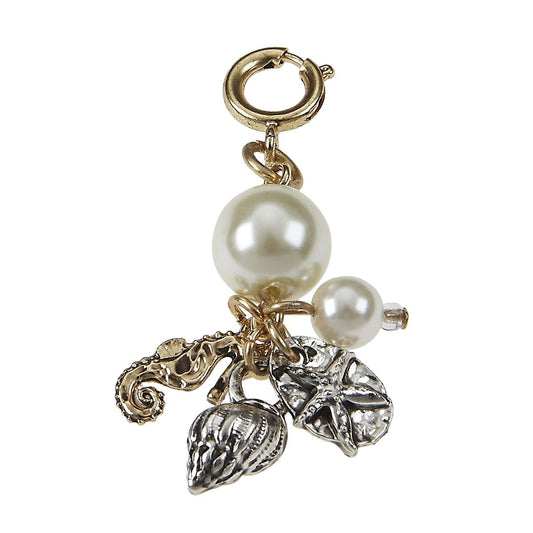 Antique Gold Seahorse Cluster Charm