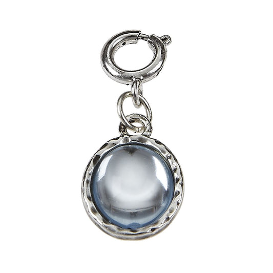 ANT. SILVER AQUA CHARM - MARCH