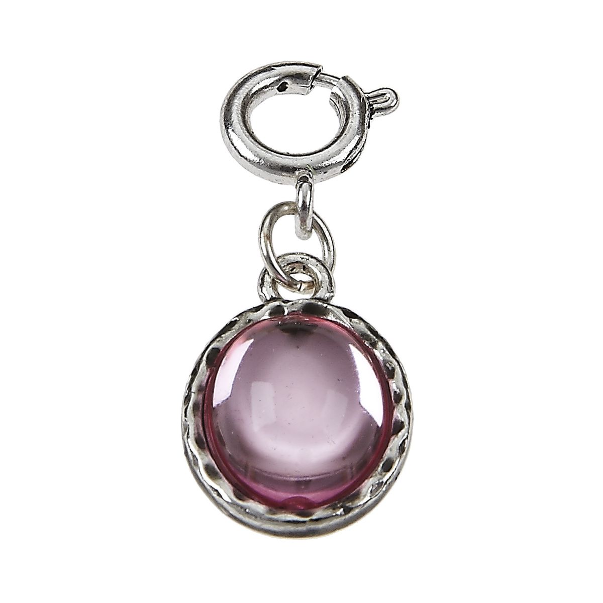 Tourmaline Silver Charm
