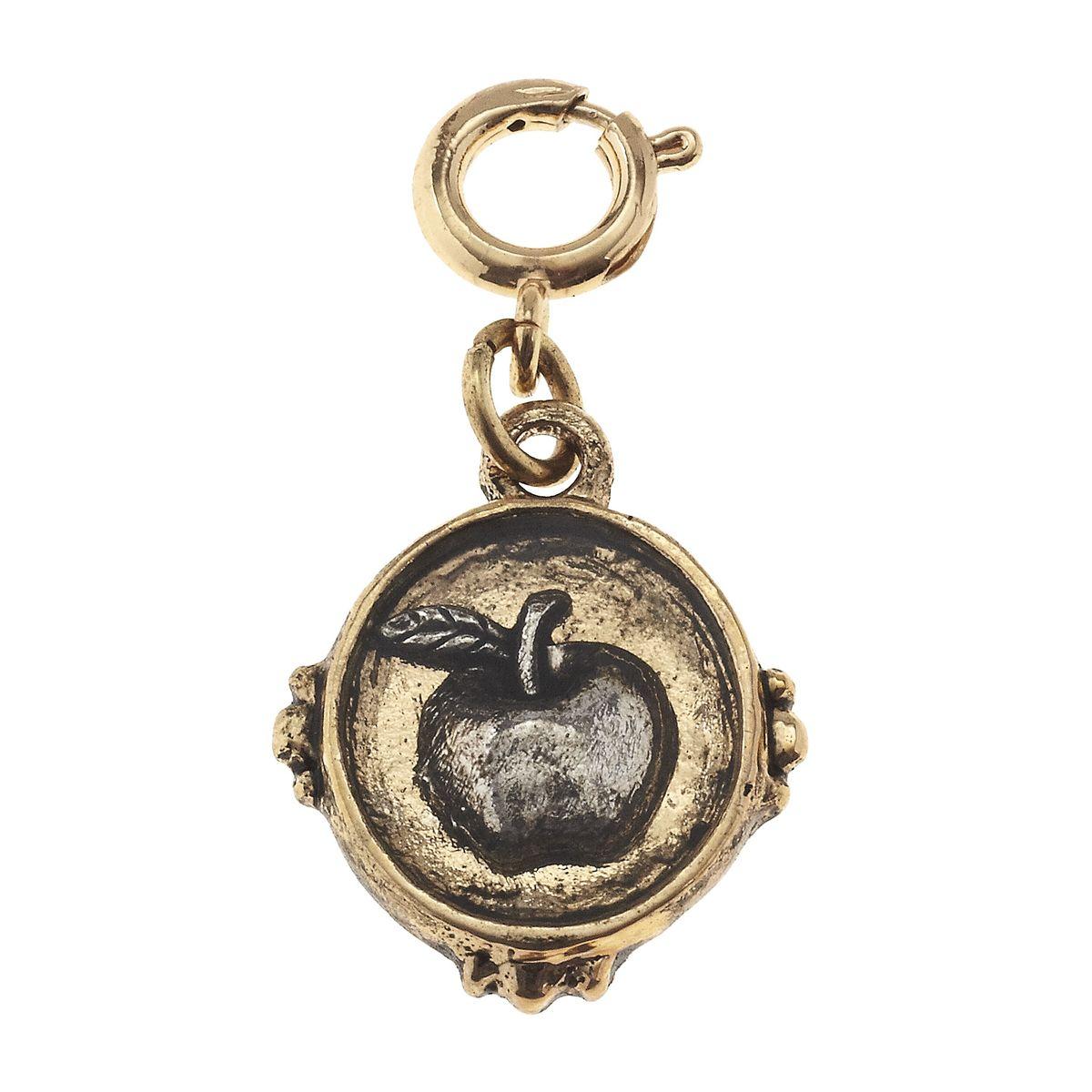 Epoxy Apple Charm