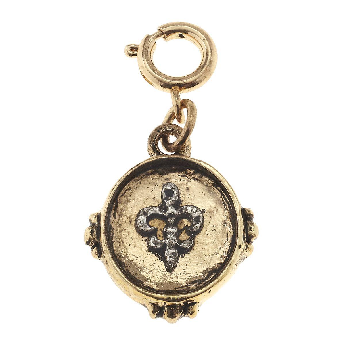 Epoxy Fleur De Lis Charm