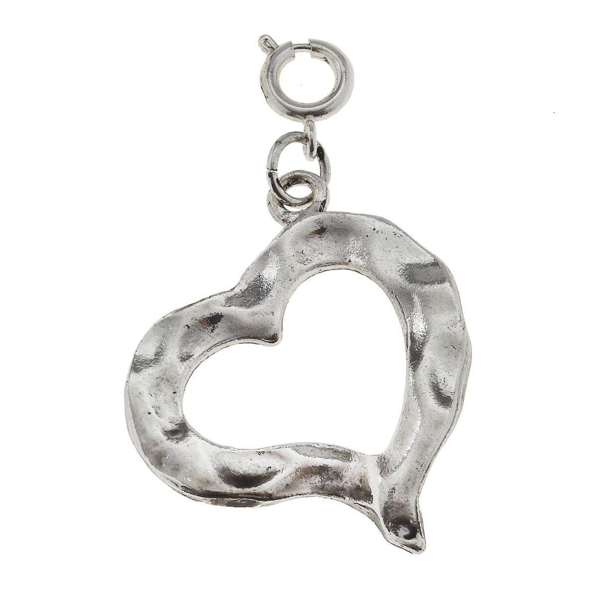 Antique Silver Heart Charm