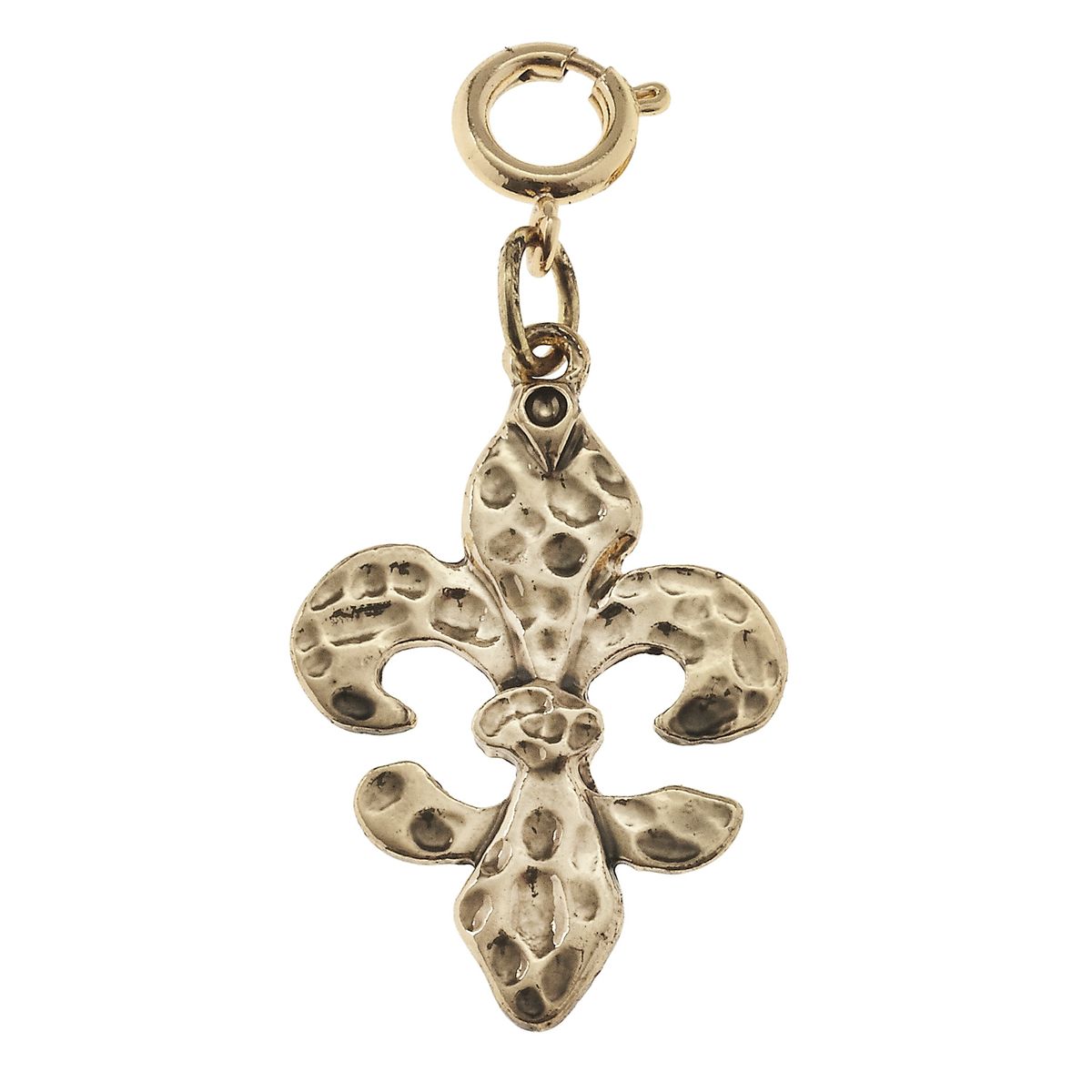 Antique Gold Fleur De Lis Charm