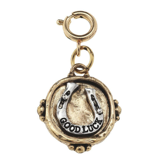 Horseshoe Cabochon Charm