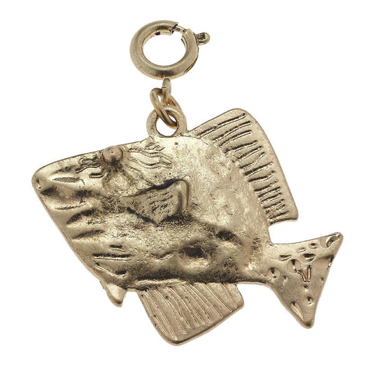 Antique Gold Fish Charm