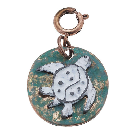 2-Tone Turtle Charm