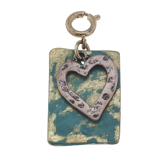 Copper Heart Charm