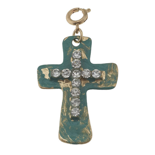 Cross Patina Charm