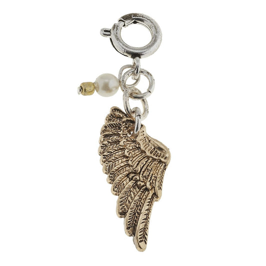 2-Tone Wing Charm