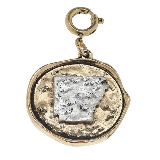 2-Tone State Charm - Arkansas