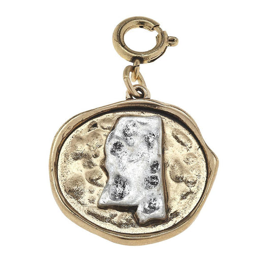 2-Tone State Charm - Mississippi