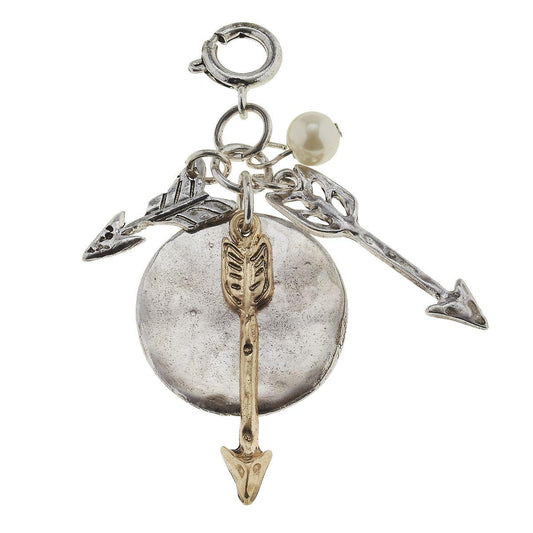 2-Tone Arrow Cluster & Disk Charm