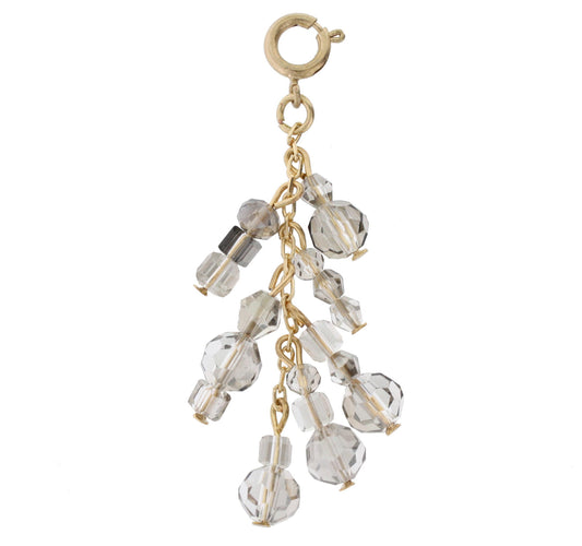 Antique Gold and Hematite Dangle Charm