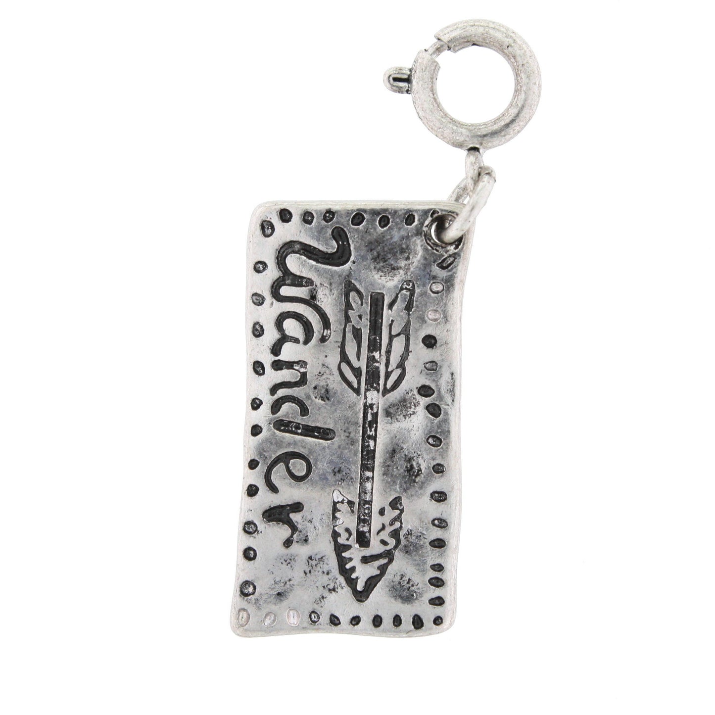 Silver "Wander" with Arrow Charm