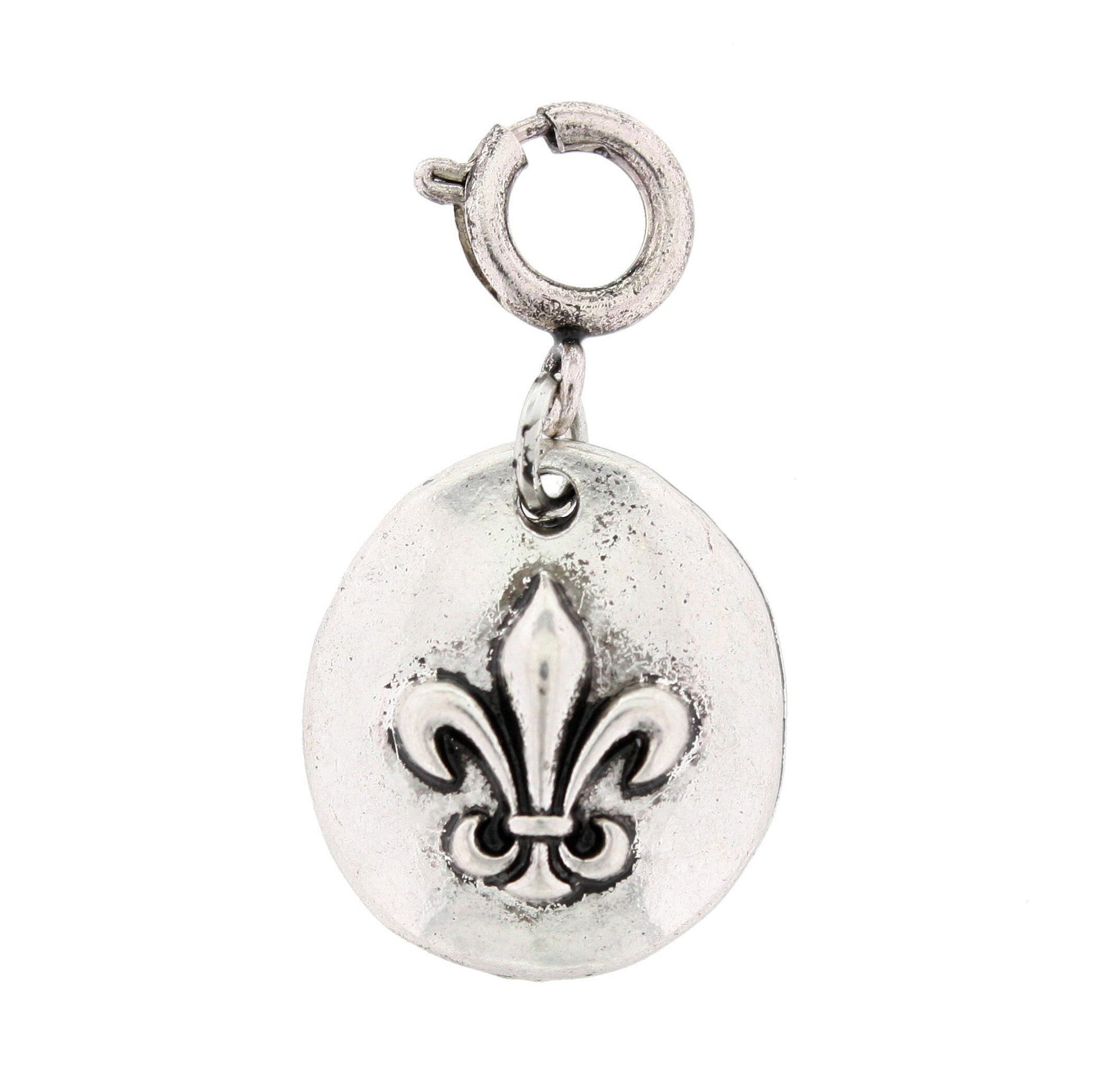 Silver Fleur De Lis Charm