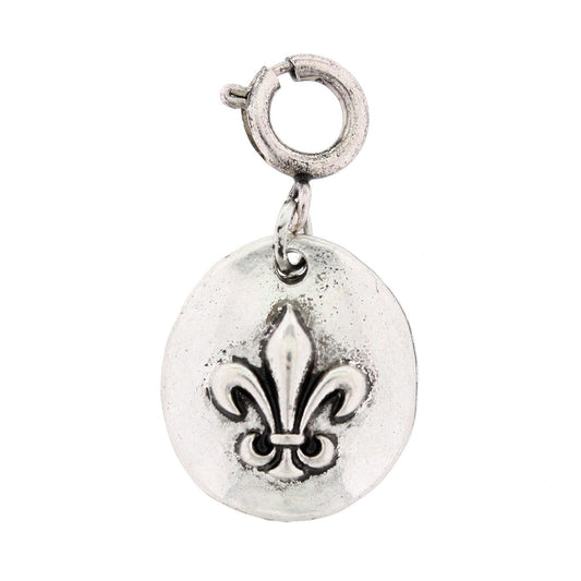 Silver Fleur De Lis Charm