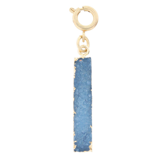 Montana Blue Druzy Charm