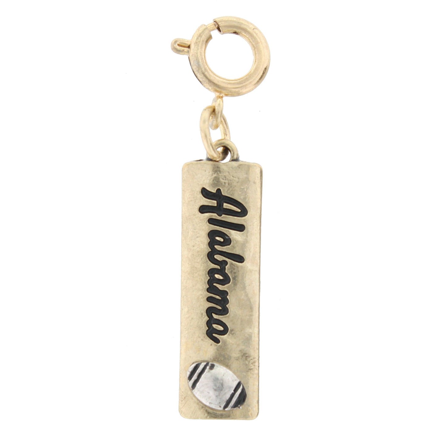 Alabama with Football Charm