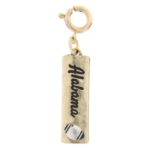 Alabama with Football Charm