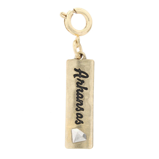 Arkansas with Diamond Charm