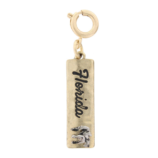 Florida with Alligator Charm