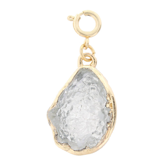 Clear Druzy Charm