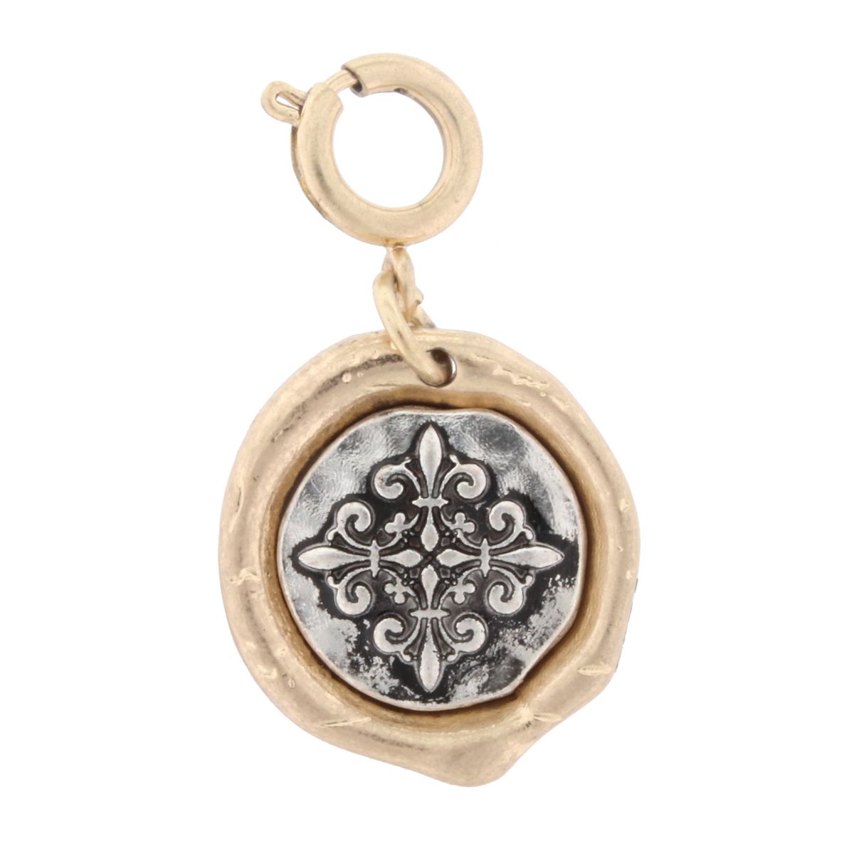 2-Tone Jane Marie Logo Charm
