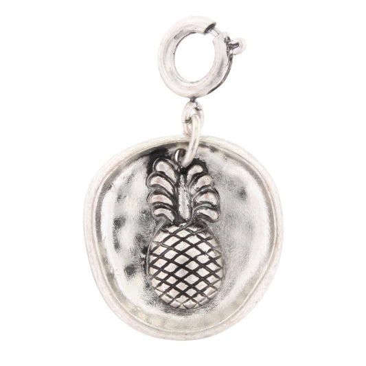 Silver Pineapple Charm