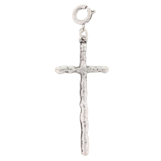 Silver Cross Charm