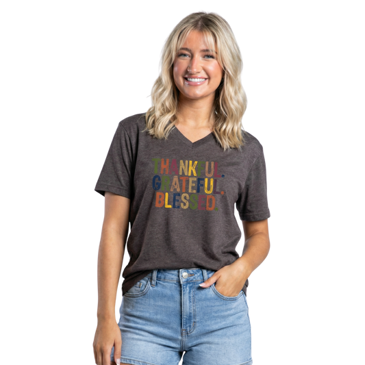 Thankful Grateful Blessed T-Shirt