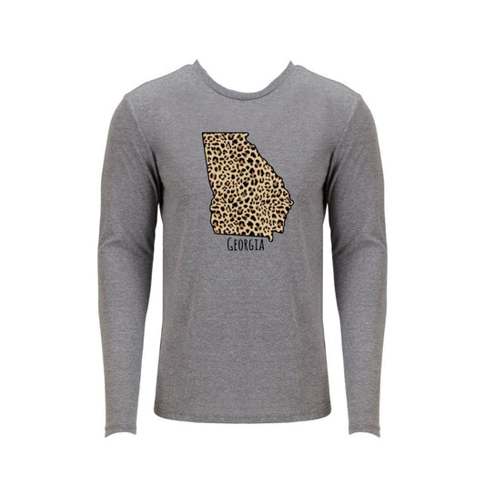 Georgia Leopard State Long SleeveT-Shirt S